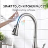 Pull Out Sensor Kitchen Faucet Black Sensitive Touch Control Faucet Mixer For Kitchen Touch Sensor Kitchen Mixer Tap