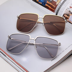 Retro oversized pilot sunglasses 2019 luxury brand designer Personality outdoor metal frame driver goggle shades | Vimost Shop.