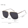 Retro oversized pilot sunglasses 2019 luxury brand designer Personality outdoor metal frame driver goggle shades | Vimost Shop.