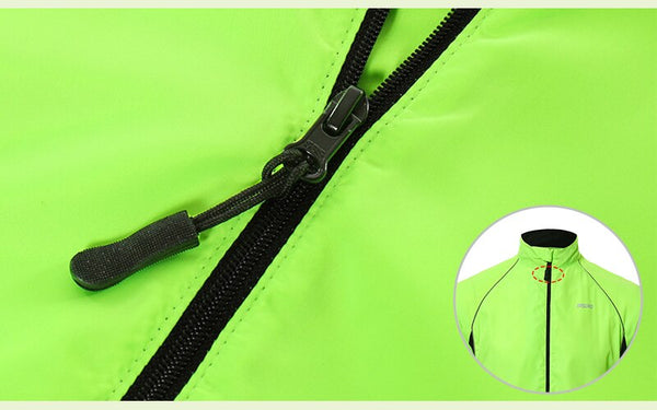 Men Cycling Windbreaker Wind jacket Windproof Waterproof Mountain Bike MTB Clothing Reflective Bicycle Wind Coat