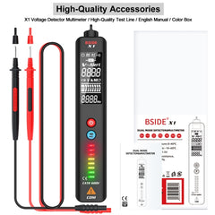 X1/X2 Voltage Detector Tester Smart Multimeter Non-contact Infrared Thermometer EBTN Display Live wire Test pencil Meter