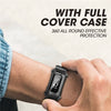 UB Pro Rugged Case Strap Watch Bands For Fitbit Inspire 2 Protective Wristband Case Cover with Band Strap