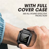 UB Pro Rugged Case Strap Watch Bands For Fitbit Versa 3 / Fitbit Sense Protective Wristband Case Cover Band with Strap