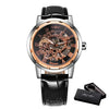 Watch Mechanical Mens Watches Top Brand Luxury Leather Skeleton Dropshipping Best Selling Products Horloges