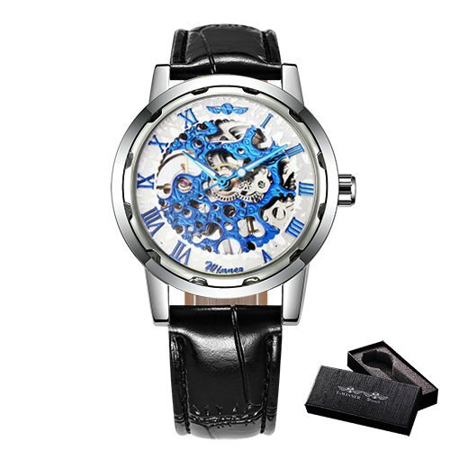 Watch Mechanical Mens Watches Top Brand Luxury Leather Skeleton Dropshipping Best Selling Products Horloges