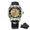 Watch Mechanical Mens Watches Top Brand Luxury Leather Skeleton Dropshipping Best Selling Products Horloges