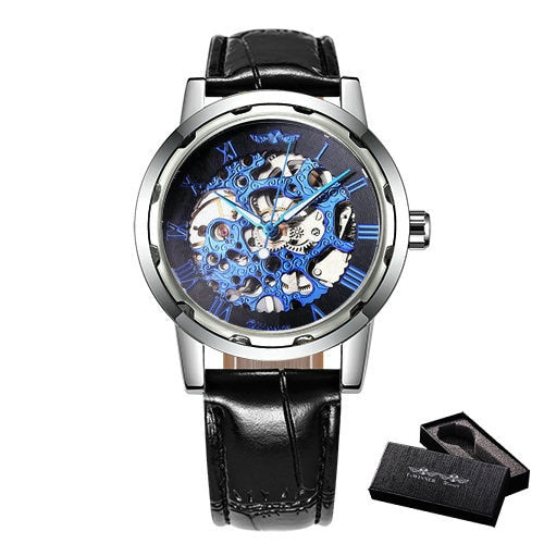 Watch Mechanical Mens Watches Top Brand Luxury Leather Skeleton Dropshipping Best Selling Products Horloges