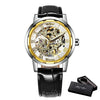 Watch Mechanical Mens Watches Top Brand Luxury Leather Skeleton Dropshipping Best Selling Products Horloges