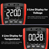ZT-Y Digital Multimeter True-RMS 9999 Counts 3-Line Display Analog Tester Voltmeter Capacitor Temp VFC Meter Ammeter | Vimost Shop.