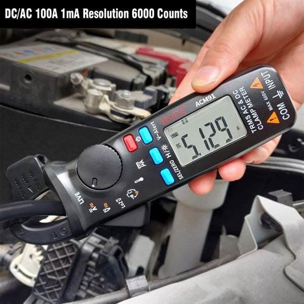 ACM91 Digital Clamp Meter True RMS 6000 DC/AC 100A 1mA Ammeter multimeter Car Current Voltmeter capacitance temp tester | Vimost Shop.