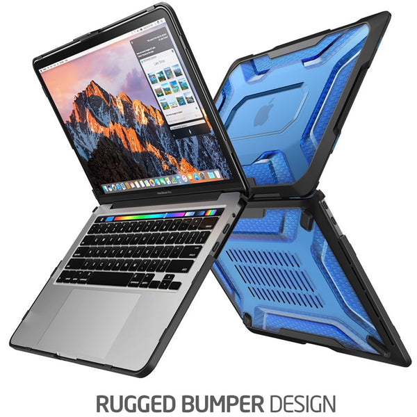 For MacBook Pro 13 Case (2020) A2289 A2251 with Retina Display and Touch Bar UB Slim Rubberized TPU Bumper Rugged Cover