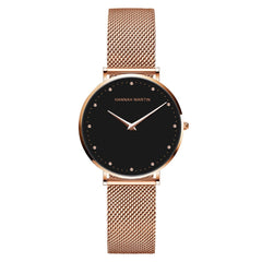 Original Quartz Waterproof Ladies Watch Fashion Creative Stainless Steel Mesh Band Women Watches