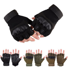 Tactical Half Finger Hunting Gloves Airsoft Army Military Combat Sniper Paintball Police Security Training Duty Gear Fingerless