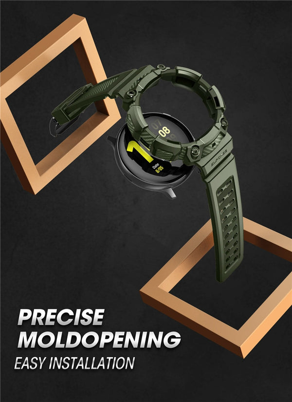 UB Pro Case For Samsung Galaxy Watch Active 2 (44mm) Rugged Protective Cover with Strap Bands For Galaxy Watch Active 2