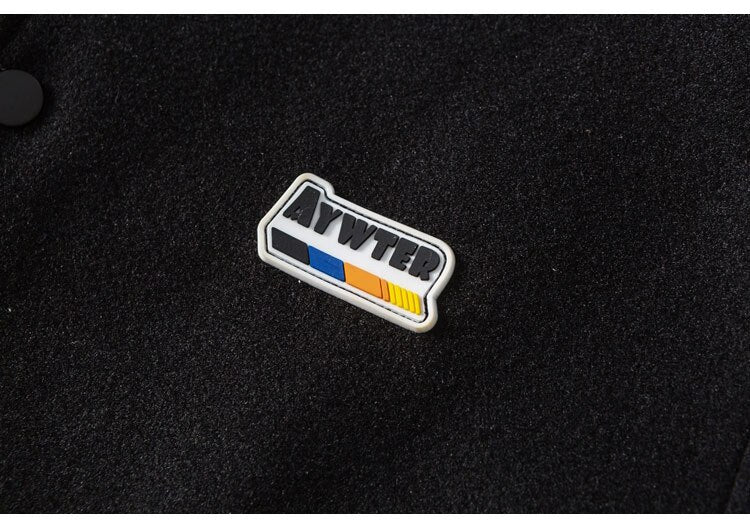 Soft Furry Patch Leather Patchwork Baseball Jacket Men Coats Autumn Baggy All-match College Style Bomber Jackets Couple