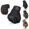 Men Tactical Hard Knuckle Full Finger Gloves Lightweight Anti-Slip Touch Screen Outdoor Sport Fishing Motorcycle Cycling Driving