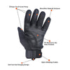 Men Tactical Hard Knuckle Full Finger Gloves Lightweight Anti-Slip Touch Screen Outdoor Sport Fishing Motorcycle Cycling Driving
