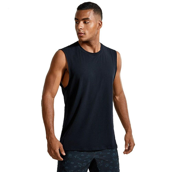 Men's Lightweight Pima Cotton Workout Tank Tops Moisture-wicking Sleeveless Shirts Muscle Tank