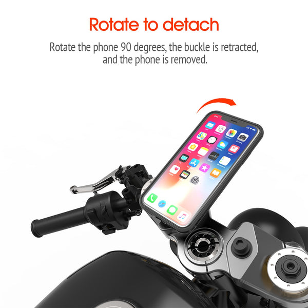 Motorcycle Phone holder For iPhone 11 Pro XsMax 8plus 7s 6 Mountain/Bike Moto Mount Cell Phone Bag  Stand With Shockproof Case