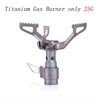 Titanium Mini Gas Burner Camping Stove Outdoor Portable  Heater Cooker Survival Survival Furnace Pocket Picnic Cookware