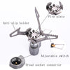 Titanium Mini Gas Burner Camping Stove Outdoor Portable  Heater Cooker Survival Survival Furnace Pocket Picnic Cookware