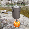 Titanium Mini Gas Burner Camping Stove Outdoor Portable  Heater Cooker Survival Survival Furnace Pocket Picnic Cookware