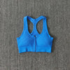 Sports Bra Crop Top Zipper Fitness Women Sportswear Sport Top Bras For Fitness Gym Female Running Push Up Yoga Workout Bra