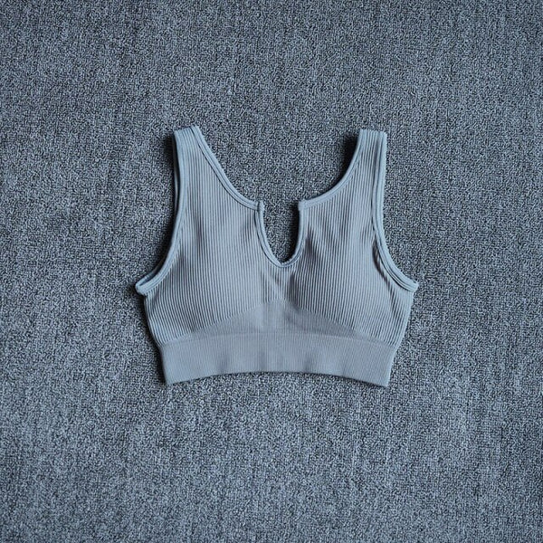 Seamless Sport Bra Women's Lingerie Fitness Yoga Running Vest Underwear Padded Crop Tops Underwear Push Up Gym Top Bras