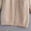 Lazy V-neck Oversize Long Sweater Cardigans Jacket Coat New Women Sweater Korea Cardigan Jacket Coat Outwear TOP