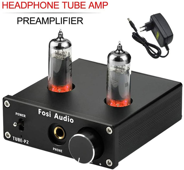 Integrated Portable Headphone Amplifier Vacuum Tube Amp Mini HiFi Stereo Audio with Low Ground Noise for Headphone