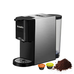 3 in 1 Espresso Coffee Machine 19Bar 1450W Multiple Capsule Coffee Maker Fit Nespresso,Dolce Gusto and Coffee Powder