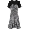Solid Love Print Casual Vintage Midi Dress Women,Summer Stylish Short Sleeve,High Waist Holiday Party Dresses | Vimost Shop.