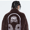 Jacket Men Esthetics Line Letter Eye Embroidery Bomber Coats Autumn Cozy Baggy Fashion Retro High Street Outwear Couple