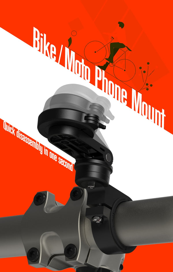 Universal Motorcycle Bike Mobile Phone Holder Bicycle Moto Aluminum Quick Mount Stand Mountain Bike Handlebar Bracket for Harley