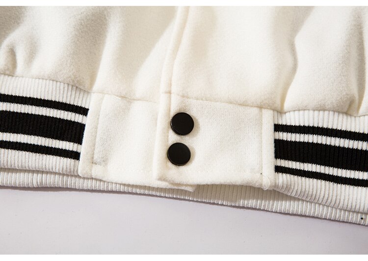 Jacket Men Furry Patches Leather Patchwork Color Oversized Bomber Coats Couple All-match College Style Baseball Outwear