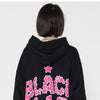 Star Letter Patch Big Pockets Sweatshirt Hoodie Men Harajuku All-match College Style Pullover Casual Hip Hop Streetwear