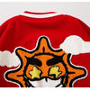 Jacket Men Cartoon Furry Sun Cloud Patch Patchwork Bomber Coats Loose Hip Hop Funny High Street Baseball Outwear Autumn