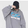 Hoodie Men Letter Graphic Patch Pullover Autumn 4 Color Optional Sweatshirt Couple Casual All-match Harajuku Streetwear