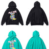 Hoodie Men Funny Girl Comics Anime Letter Print Hooded Pullover Autumn Cozy Japanese Hip Hop Harajuku Couple Streetwear