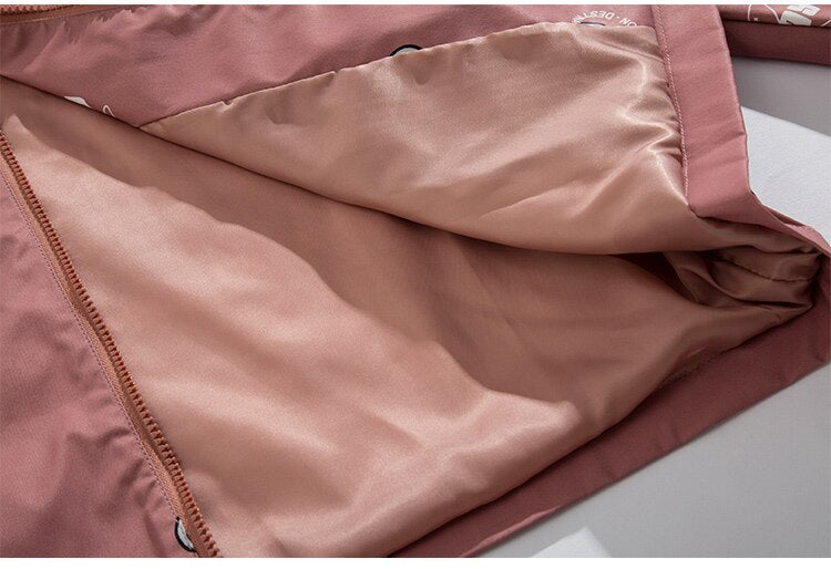 Track Jacket Men Bear Letter Print Zipper Windbreaker Coat Autumn Casual Baggy Fashion Hip Hop Jacket Couple Streetwear