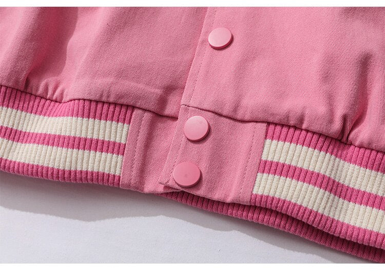 Jacket Men Color Block Patchwork Furry Patches College Style Baseball Coats Oversized Harajuku Fashion Youth Streetwear