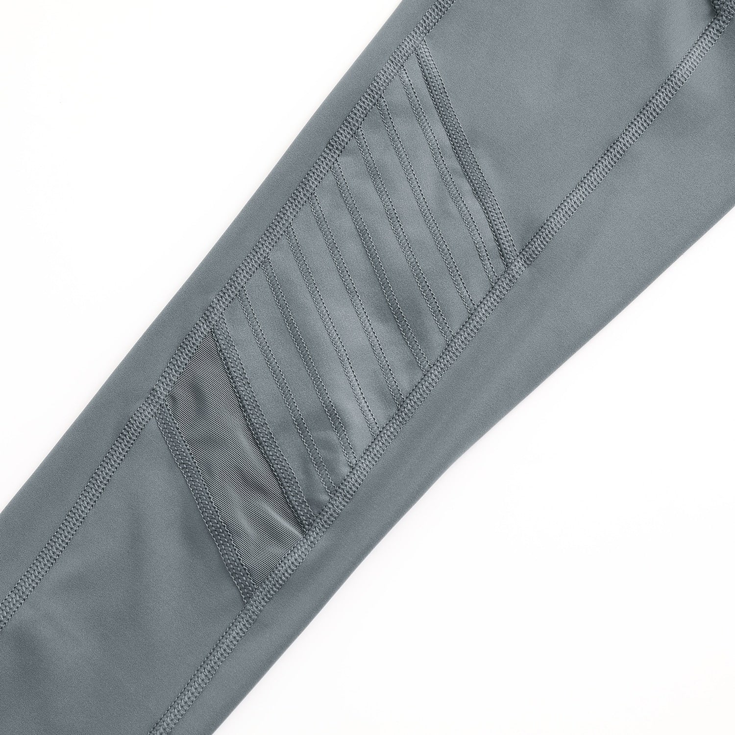 Women's Naked Feeling Workout Leggings 25 Inches - High Waisted Moto Leggings Mesh Yoga Pant