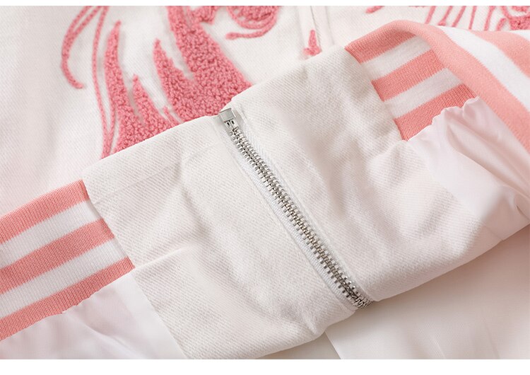 Jacket Men Comics Girl Print Patchwork Color Baseball Jackets College Style Baggy Casual Outwear Cozy Couple Streetwear