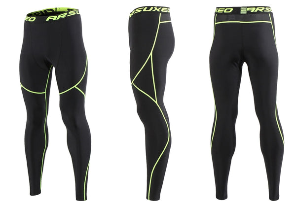 Men Winter Thermal Fleece Running Tights Running Pant  Warm Compression Training Pant Sports GYM leggings Trousers