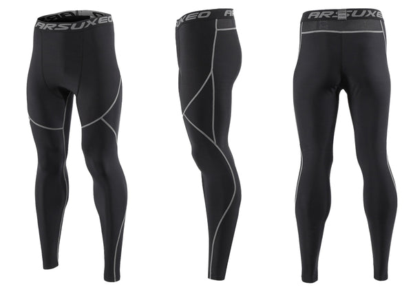 Men Winter Thermal Fleece Running Tights Running Pant  Warm Compression Training Pant Sports GYM leggings Trousers