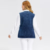Women's Vest Plus Size Casual Denim Vest  Stockinet high flexibility Casual Jeans Vest