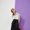 Solid Pure High Waist Casual Women Cotton Midi Skirt,Summer ELF Vintage,Korean Ladies Daily Bottom | Vimost Shop.