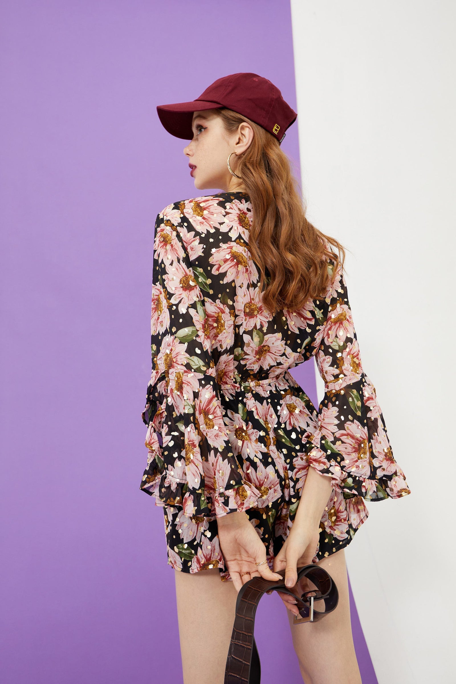 Floral Print Casual Women Vintage Dress,Summer Ruffle Full Sleeve Sweety Ladies Bohemia Holiday Beach Dress | Vimost Shop.