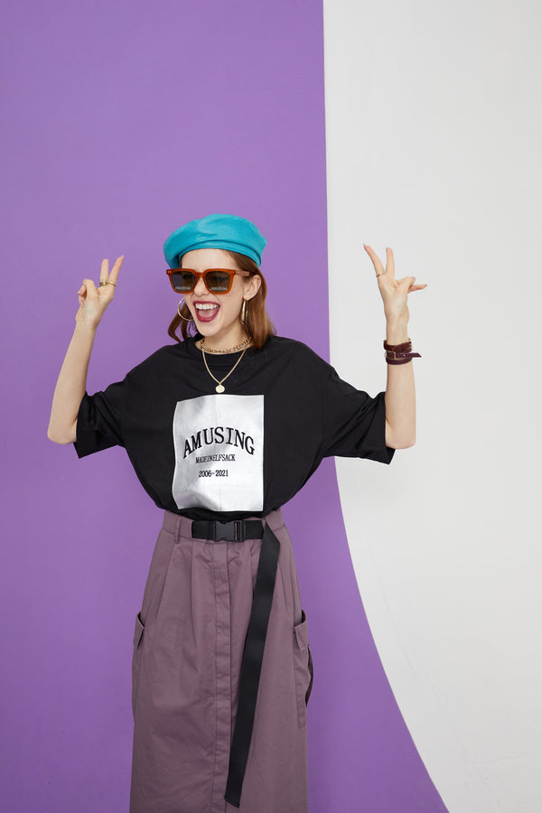 Harajuku Letter Painted Casual Oversiezed T-Shirts Women,Summer Stylish Short Sleeve Female Basic Daily Tops | Vimost Shop.