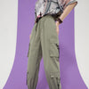 Solid High Waist Straight Casual Women Safari Pants Summer ELF Minimalist Pure Korean Ladies Basic Daily Trouser | Vimost Shop.